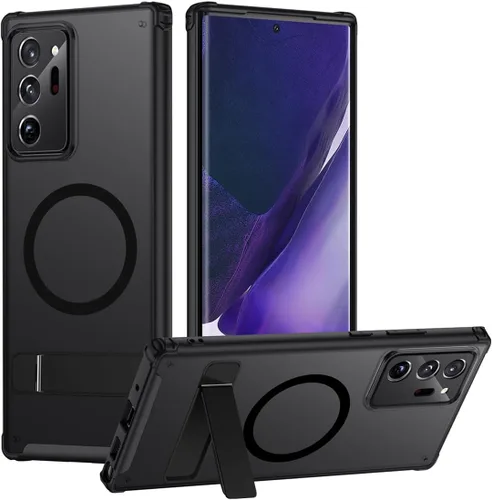 Vista 15 de TIANNIUKE Funda magnética para Samsung Galaxy Note 10 Plus, translúcida mate antihuellas, compatible con MagSafe, ajuste delgado, a prueba de Negro