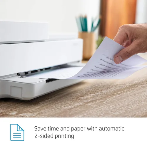 Vista 8 de HP ENVY 6455e - Impresora inalámbrica de inyección de tinta a color, escáner y fotocopiadora, configuración fácil, impresión portátil