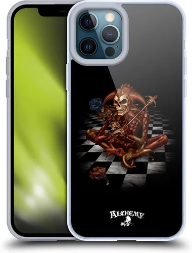 Vista 74 de Head Case Designs Funda de gel con licencia oficial de Alchemy Gothic 13 Dagger Illustration [protección de grado militar] compatible con Apple