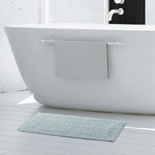 Vista 13 de French Connection Stonewash - Alfombra de baño de mezcla de algodón, 20 x 34 pulgadas, color marfil