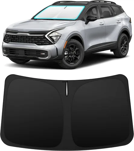Vista 215 de INSAUTO Accesorios para parasol de parabrisas de ajuste personalizado para Acura RDX 2019-2026, parasol plegable para ventana delantera, reflector
