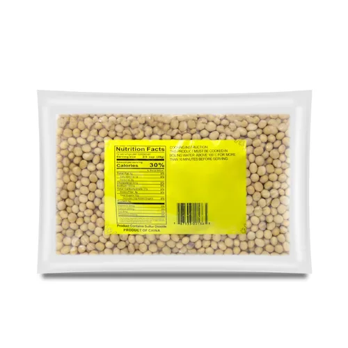 Vista 2 de Frijoles de soja enteros, soja amarilla seca seca ideal para hacer leche de soja y tofu, Dau Nanh 12 oz (340 g)