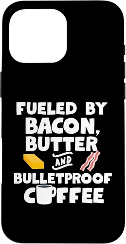 Vista 19 de Bulletproof Coffee Keto Design For Ketogenic Diet Case for iPhone 16