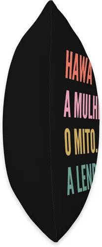 Vista 2 de Funny Portuguese First Name Design - Hawa Throw Pillow