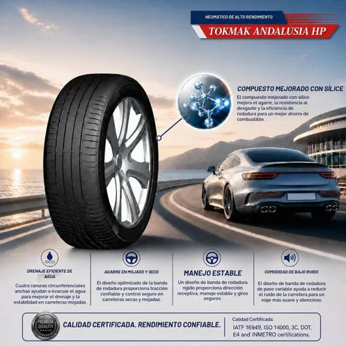 Vista 3 de HORSESHOE TOKMAK Set of 4 185/60R15 88H XL ANDALUSIA HP Performance Tires