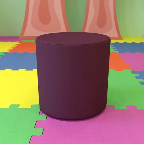 Vista 12 de EMMA + OLIVER Círculo flexible de asientos suaves de 18" H para aulas y espacios comunes - rojo For Classrooms and Common Spaces, Flexible Seating