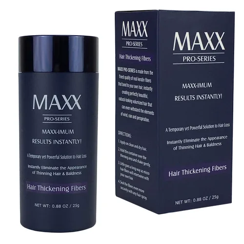 Vista 9 de Fibras capilares voluminizadoras con queratina real para adelgazar el cabello/pérdida de cabello – Dermatológicamente probado y certificado Negro