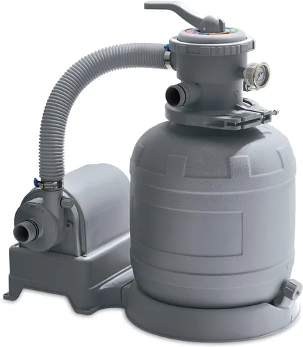 Vista 6 de Funsicle Bomba de filtro de arena de 10 pulgadas para piscinas sobre el suelo, caudal de 1100 GPH