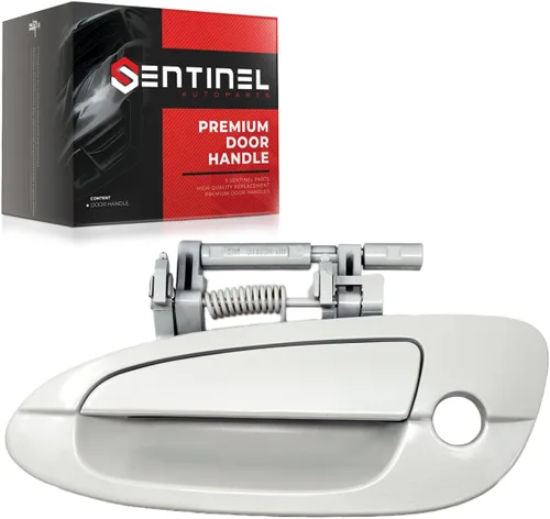 Vista 10 de Manija de puerta exterior exterior delantera izquierda lado del conductor compatible con Nissan Altima 2002-2006 reemplaza # 80607-8J009, NI1310123