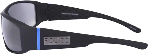 Vista 4 de Mass Vision Policía/Sheriff TAC Polarizado Sport Wrap Thin Blue Line Gafas de sol (POLICE)