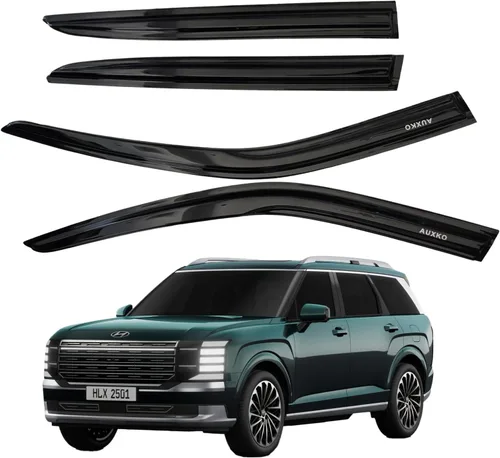 Vista 36 de AUXKO Protectores de lluvia para BMW X3 2018-2024 2025, 4 piezas de accesorios para viseras de ventilación de ventana, protector de lluvia con cinta