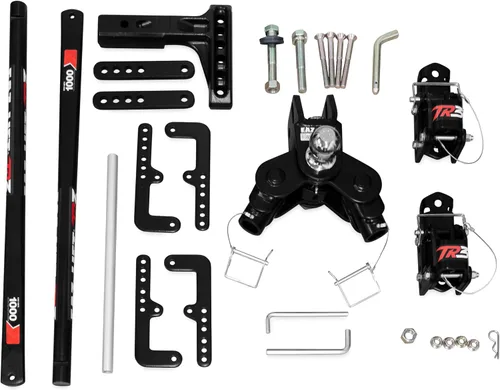 Vista 6 de Camco Eaz-Lift TR3 Kit de enganche de distribución de peso para remolque/RV de 1,000 libras - Cuenta con control de balanceo ajustable y bola