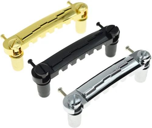 Vista 7 de Cordal de puente envolvente de guitarra eléctrica negra para Les Paul LP Junior Negro