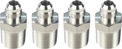 Vista 13 de Adaptador HFS NPT macho a JIC macho, 1/2 pulgada a 1/2 pulgada, 304 SS, 1