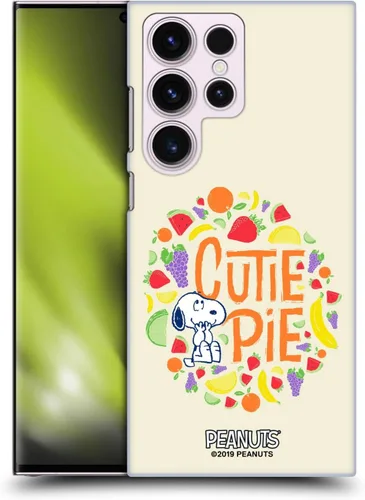 Vista 18 de Head Case Designs Funda rígida con licencia oficial de Peanuts Eat Sleep Snoopy Naturally Sweet compatible con Samsung Galaxy S23 Ultra 5G Comer