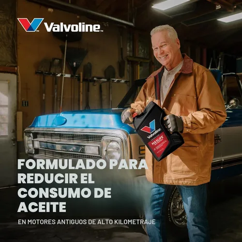 Vista 8 de Valvoline - Aceite de alto millaje 150 K con MaxLife Plus Technology, SAE 5W-20, 1 cuarto de galón