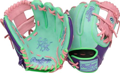 Vista 13 de Rawlings Guantes de béisbol Heart of The Hide Modelos juveniles de ajuste de contorno Desmontaje avanzado Tamaños de 11.5 a 12.5 pulgadas