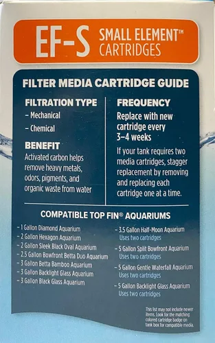 Vista 3 de Top Fin EF-S Element Filter Cartridge Value Pack Suministro de 12 meses 2.1 in X 3.7 in