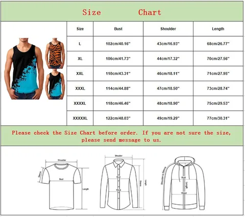 Vista 3 de EELHOE Muscle Tank Tops For Men Slim-Fit Lightweight Fashionable Casual Stretchy Sleeveless Shirt Stylish Summer Vest