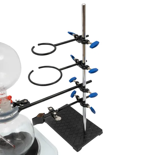 Vista 6 de Separador de aceite esencial de 110 V 1000 W, kit de cristalería de laboratorio, aparato de destilación de aceite de vapor de encimera, purificador