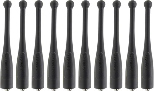Vista 11 de Paquete de 2 antenas rechonchas NAR6595A para Motorola APX 6000 – 4 pulgadas 764-870 MHz con soporte de ubicación – Compatible con APX