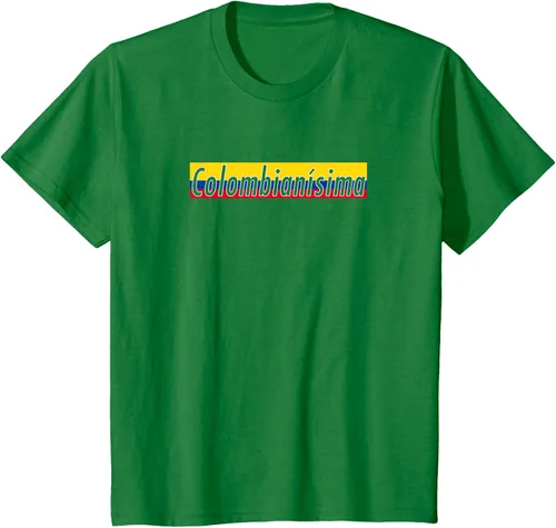 Vista 46 de Camisas Colombianisima Colombia para mujer Bandera de Colombia, Negro, S