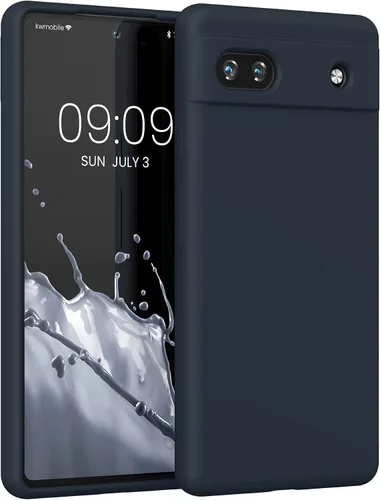 Vista 303 de kwmobile Funda Compatible con Google Pixel 6 Pro - Funda de Teléfono de Silicona TPU con Acabado Suave - Azul Caribe