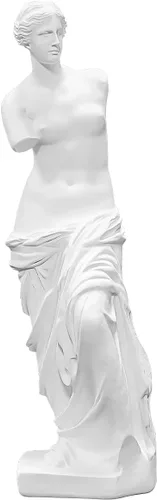 Vista 10 de Escultura de figura clásica decorativa de yeso, resina como modelo de pintura para artistas, busto, Venus, Apollo-David