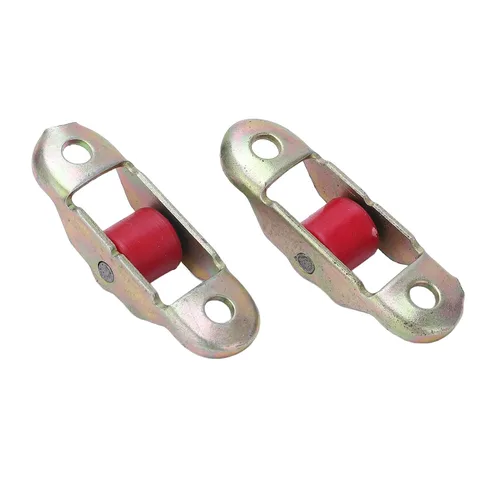 Vista 7 de 10 poleas de ventana para puerta corredera, rodillo mudo de plástico de una sola rueda con base de 0.472 in utilizado en puertas correderas, ventana