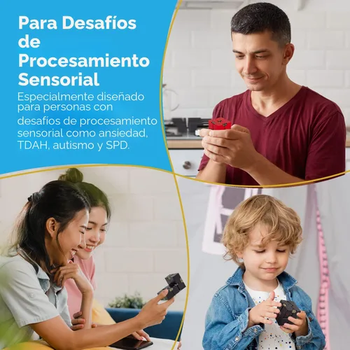 Vista 4 de PILPOC theFube Cubo Infinito Fidget Toys para Adultos - Cubo Mágico Infinito de Aluminio con Estuche, Resistente, Pesado, Alivio del Estrés