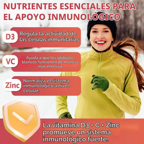 Vista 4 de Vitamina D3 + K2 + A Gummies 5000IU/10000 UI – Suplemento de vitamina D3 Con K2 con calcio magnesio zinc, vitamina C y E, alta dosis máxima
