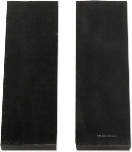 Vista 26 de Báscula de mango de cuerno de búfalo (corteza) - (Amber/Black) - (3.50 x 1.125 x 0.187)