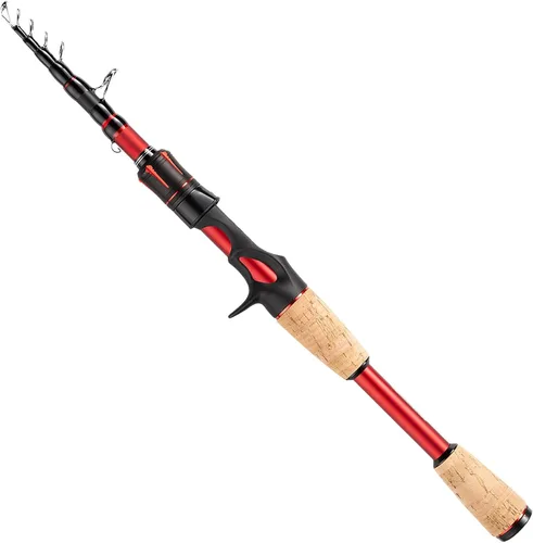 Vista 11 de EOW XPEDITE LITE Cañas de Pescar Telescópicas Portátiles y Combo, Cañas de Pesca de Spinning y Casting, Blanks de Caña de Carbono 24T, Punta