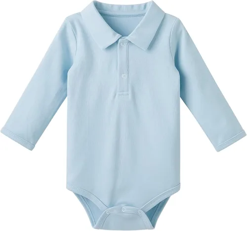 Vista 214 de pureborn Mameluco de algodón súper suave para bebés niños y niñas de 0 a 24 meses