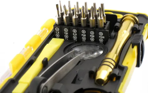 Vista 2 de General Tools Kit de reparación de iPhone 660 para teléfonos inteligentes, tabletas y otros dispositivos electrónicos, juego de 17 piezas