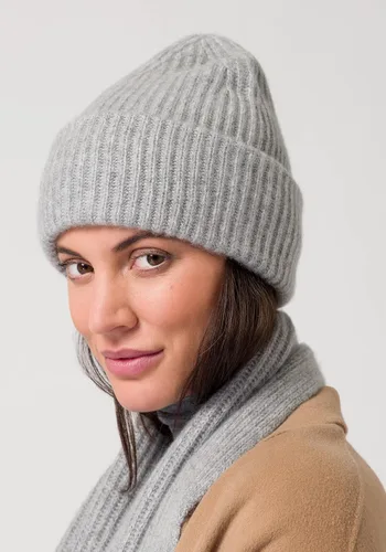 Vista 2 de Style Republic Gorro de punto grueso para mujer, 100% cachemira, suave y elástico, cálido para invierno