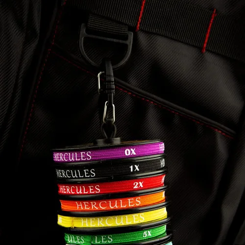 Vista 4 de HERCULES Tippet de pesca con mosca, paquete de 3 con soporte para volquetas, 55 yardas