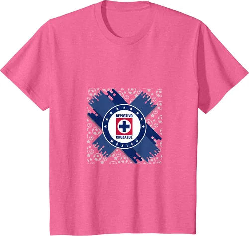 Vista 33 de Camiseta con logotipo de CAZ, Azul / Patchwork, S