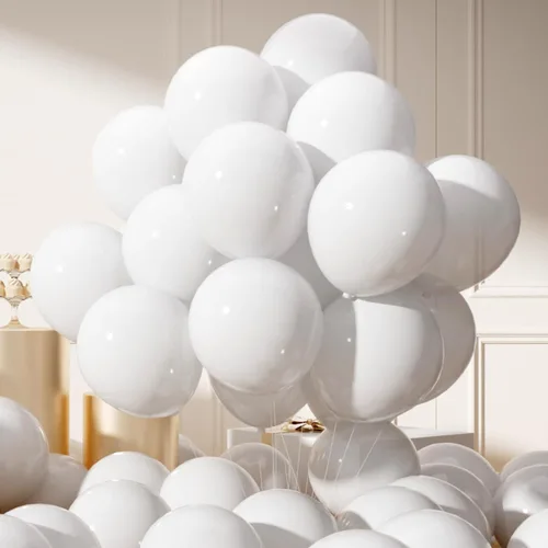 Vista 35 de AULE Globos metálicos negros de 12 pulgadas, 50 globos de látex negros, helio cromado, globo grueso brillante, decoración perfecta para fiesta