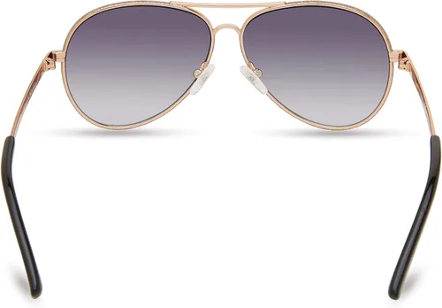 Vista 4 de GUESS Gafas de sol clásicas Aviator Pilot para mujer