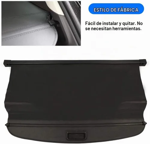 Vista 2 de Cubierta de carga para accesorios de Hyundai Tucson 2010 2011-2013 2014 2015, protector de sombra de baúl, equipaje, cubierta de seguridad