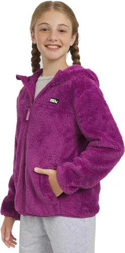Vista 18 de Eddie Bauer Chaqueta con capucha de sherpa de imitación de pelo alto Quest para niñas Verde azulado