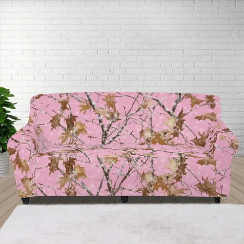 Vista 114 de ZOUTAIRONG Fundas elásticas para sofá con estampado de ramas de camuflaje 3D para sofá, funda para muebles de un solo cojín, decoración del hogar u