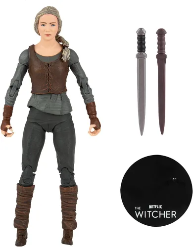 Vista 7 de McFarlane Toys Netflix The Witcher Ciri (Temporada 2) Figura de acción de 7 pulgadas con accesorios