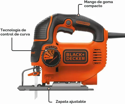 Vista 2 de Sierra de calar BDEJS600C de BLACK+DECKER, 5.0 amp