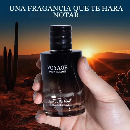Vista 6 de Voyage for Men Eau De Parfum - Composición sofisticada de fragancia masculina de bergamota, pimienta, lavanda, anís estrellado y nuez moscada - Base