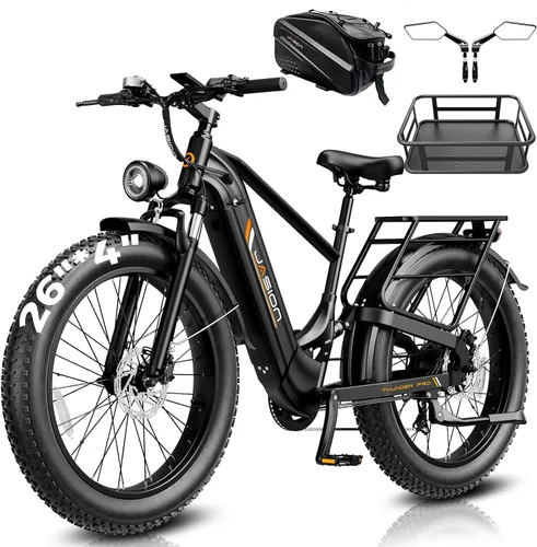 Vista 13 de Jasion Thunder/PRO/ST Electric Bike,2000W/1800W Peak Ebikes for Adults,26''Fat Tire Best Ebike for Men,90/80 Miles with 1040Wh/864Wh
