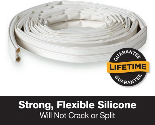 Vista 5 de Duck Brand Max Strength Sello de Burletes de Silicona para Puertas y Ventanas, Autoadhesivo, Se Adapta a Espacios Medianos de 1/8-1/4 Pulgadas, .31