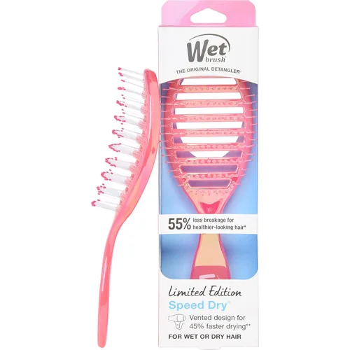 Vista 27 de Wet Brush Cepillo de Cabello de Secado Rápido, Aqua Exclusivo de Amazon, Diseño Ventilado y Cerdas Suaves HeatFlex, Seguro para Secado con Secador