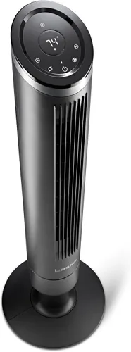 Vista 12 de Lasko RST200 - Ventiladores de torre Apex oscilantes silenciosos de 42" - flujo de aire de 29 pies/s, 28 dB, oscilación de 90°, temporizador de 12H